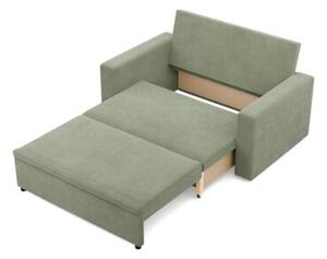 Sofa dwuosobowa, BLOM, sztruks, 148x87x90 cm, oliwkowy | TYLETEGOTU