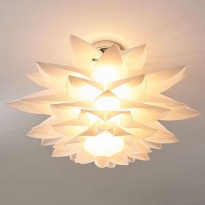 Designerska lampa sufitowa biała 50 cm - Rimon Oswietlenie wewnetrzne