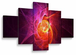 Nowoczesny abstrakcyjny obraz (125x70 cm)
