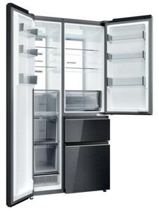Lodówka SBS+ HAIER HSPR79F19DNGG 190cm Szkło strukturalne Pojemność aż 600l Oświetlenie wnętrza