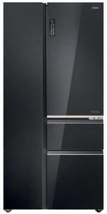 Lodówka SBS+ HAIER HSPR79F19DNGG 190cm Szkło strukturalne Pojemność aż 600l Oświetlenie wnętrza
