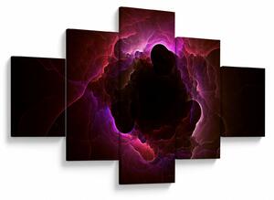 Obraz - abstrakcja chmur (125x70 cm)