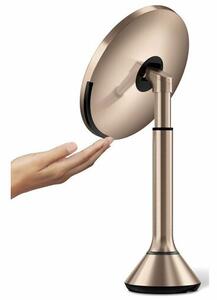 Simplehuman Lustro kosmetyczne LED Sensor Touch DUAL, 5-krotne powiększenie, rose gold