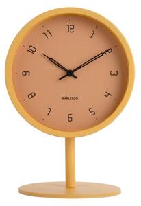 Karlsson 5951YE designerski zegar stołowy 23 cm ,żółty