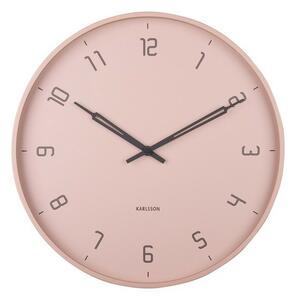 Karlsson 5950PI design zegar ścienny 40 cm ,różowy