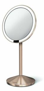Simplehuman Lusterko kosmetyczne LED SensorTru-lux, powiększenie 10 x, różowe złoto