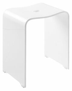 RIDDER A211101 Trendy taboret łazienkowy 40 x 48 x 27,5 cm, biały matowy