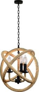 Polux Żyrandol na łańcuchu ROPE GLOBO 3xE14/10W/230V SA0632