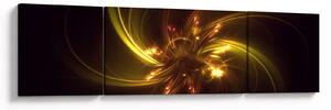 Obraz - abstrakcja śmigieł (170x50 cm)