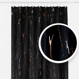 Zasłona prysznicowa Estiva tekstylna 180x200 wzór black stone 1 szt