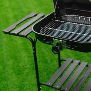 Grill węglowy VELACO VL02-BLACK Czarny