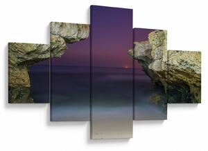 Obraz - klif morski (125x70 cm)