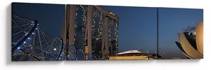Obraz nowoczesnej metropolii (170x50 cm)