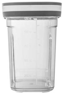 Pojemnik na produkty sypkie z dozownikiem szary GREY 1,25 l