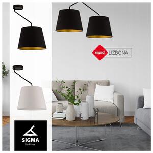 Sigma Lampka Lizbona Czarno Biały 50227