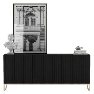 Komoda TAL 3D 168 czarna mat