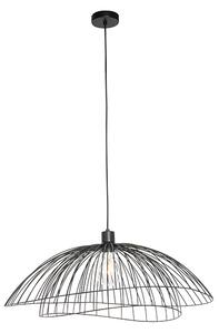 Designerska lampa wisząca czarna 60 cm - Pua Oswietlenie wewnetrzne