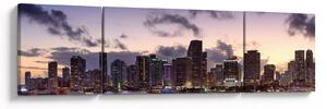 Obraz metropolii z drapaczami chmur (170x50 cm)