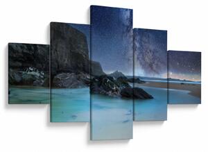 Obraz plaży (125x70 cm)