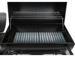 Grill ogrodowy węglowy LUND 99909 Zamykany, lokomotywa, wędzarnia, komin, termometr