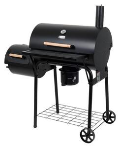 Grill ogrodowy węglowy LUND 99909 Zamykany, lokomotywa, wędzarnia, komin, termometr