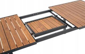 Zestaw Ogrodowy Barcelona Premium Meble Ogrodowe Stół Krzesła 8 Osobowy Aluminium Corciano
