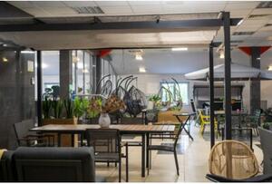 Zestaw Ogrodowy Barcelona Premium Meble Ogrodowe Stół Krzesła 8 Osobowy Aluminium Corciano