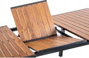 Zestaw Ogrodowy Barcelona Premium Meble Ogrodowe Stół Krzesła 8 Osobowy Aluminium Corciano