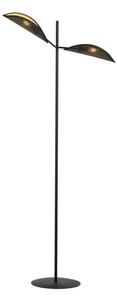 Lampa stojąca podłogowa Emibig 2xE14 40W VENE LP2 BLACK/GOLD 1158/LP2