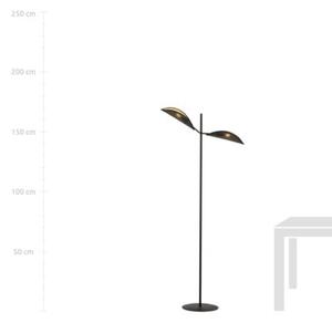 Lampa stojąca podłogowa Emibig 2xE14 40W VENE LP2 BLACK/GOLD 1158/LP2