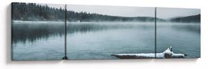 Obraz - lodowe nordyckie jezioro (170x50 cm)