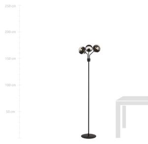 Lampa stojąca podłogowa Emibig 3xE14 40W NOVA LP3 BLACK/STRIPE 1139/LP3