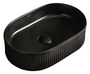 Umywalka nablatowa HYDROSAN ELIX-MTB-490 Owalny Czarny mat
