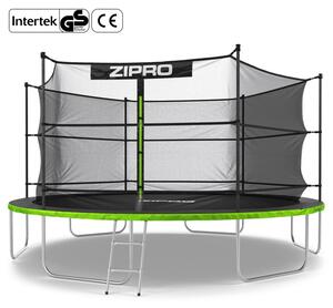 Trampolina ogrodowa z siatką wewnętrzną z drabinką 14FT 435cm dla dzieci Zipro Jump Pro
