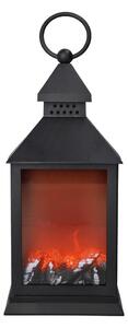Czarny kominek LED – Dakls