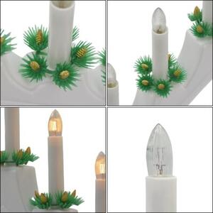 Świecznik dekoracyjny CHRISTMAS DECORATION 300448 Biały