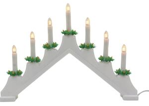 Świecznik dekoracyjny CHRISTMAS DECORATION 300448 Biały