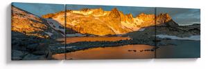 Obraz krajobrazu wysokogórskiego (170x50 cm)