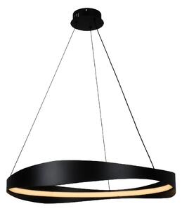 Milano Black 60 – nowoczesna lampa wisząca ring do salonu, sypialni i nad okrągły stół domodes