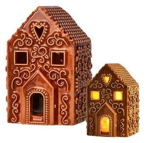 Brązowa świąteczna dekoracja świetlna na baterie Vinterby – Dakls