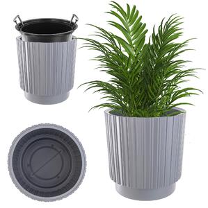 Doniczka na kwiaty Morley 40 cm platynowa