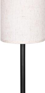 Lampa podłogowa MASTERLED Passo E27 LED 150cm z kloszem stojąca czarna