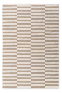 Biały/jasnobrązowy wełniany dywan dwustronny/tkany ręcznie 200x300 cm Vika – Hanse Home