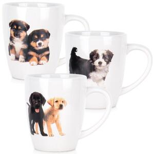 Kubki ceramiczne psy 220 ML 3 szt