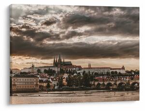 Obraz - pochmurna Praga (70x50 cm)