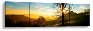 Obraz wschodu słońca (170x50 cm)
