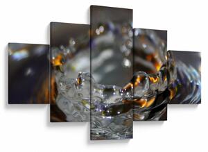 Obraz bransoletki z kropel wody (125x70 cm)