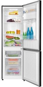 Lodówka AMICA FK299.2FI (E) No Frost 181cm Czarna Inox Podajnik wody