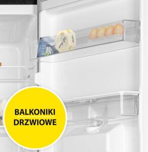 Lodówka AMICA FK299.2FI (E) No Frost 181cm Czarna Inox Podajnik wody