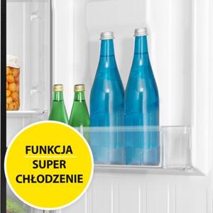 Lodówka AMICA FK299.2FI (E) No Frost 181cm Czarna Inox Podajnik wody